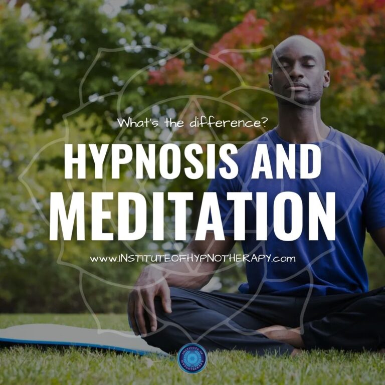 Is Hypnosis The Same As Meditation