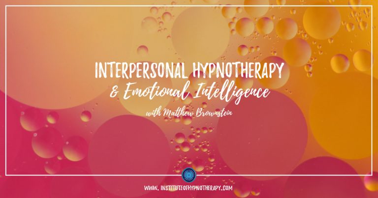 Interpersonal Hypnotherapy and Emotional Intelligence